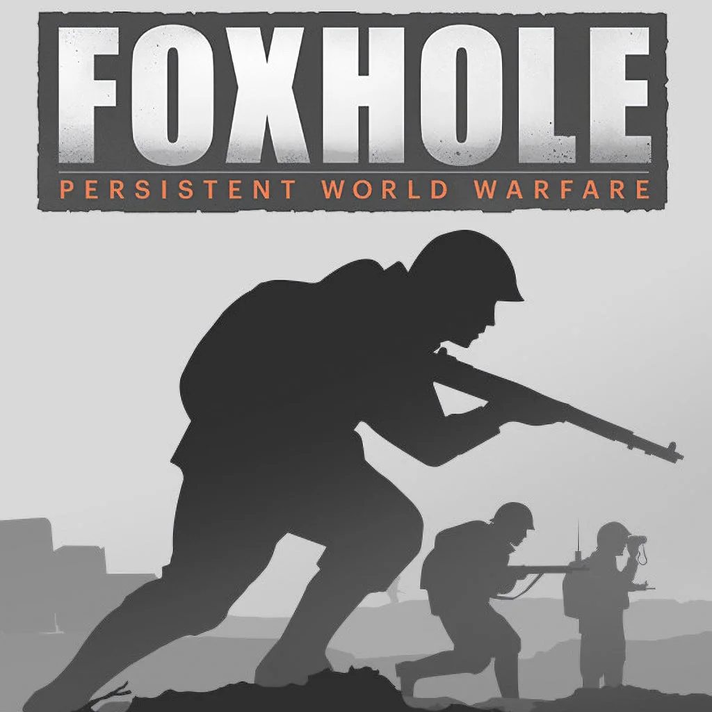 Foxhole faction war frontline with player logistics