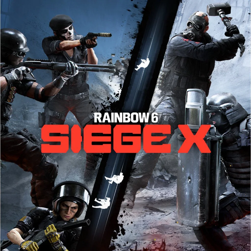 Rainbow Six Siege operator breach on a fortified site