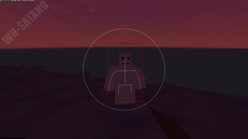 Unturned box ESP around a nearby player